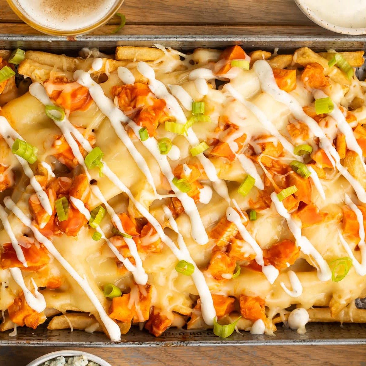 Samz Loaded Chicken Fries.