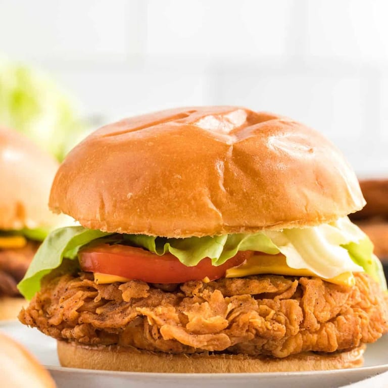 Crispy Chicken Burger Delight